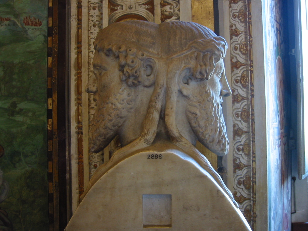 <a href="https://commons.wikimedia.org/wiki/File:Janus-Vatican.JPG">Fubar Obfusco</a>, Public domain, via Wikimedia Commons